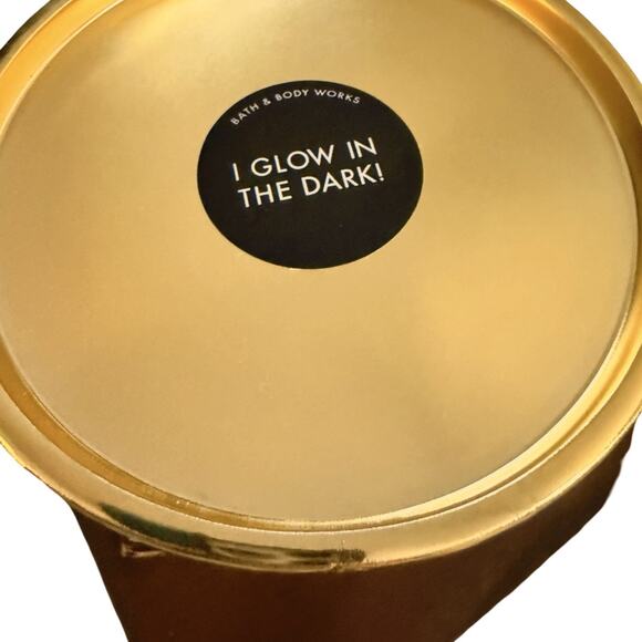 NEW Bath & Body Works Gold Skull Clock Pedestal 3-Wick Candle Holder Decor - Picture 10 of 10